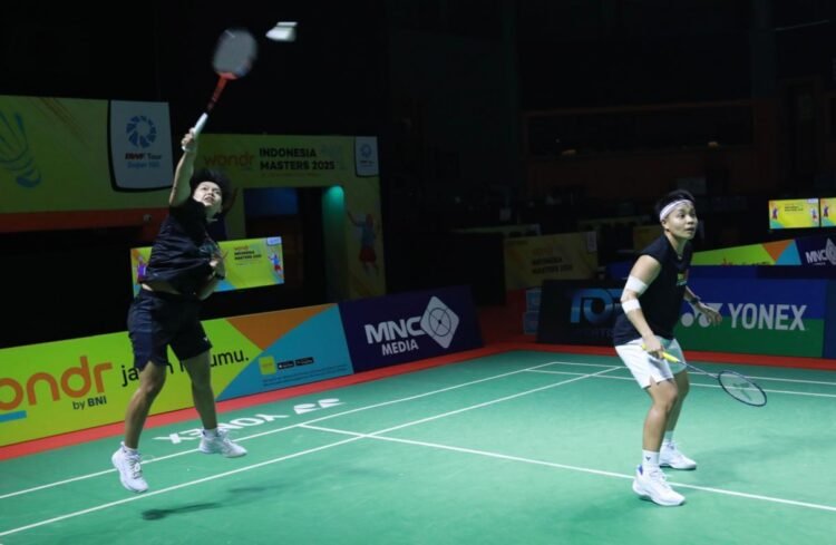 Jelang Turnamen Wondr by BNI Indonesia Masters 2025, Tim Bulutangkis Indonesia Jalani Latihan  