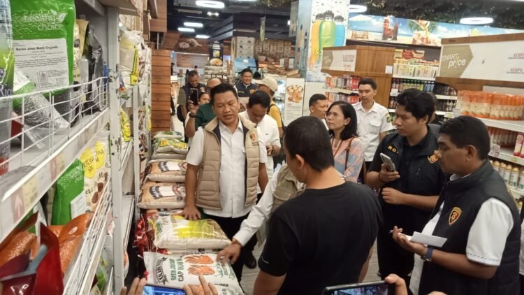Cek Harga Beras di Medan, Tim Satgas Pangan Gabungan Temukan Tak Sesuai HET