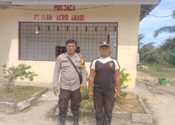 Patroli dan Tatap Muka, Cara Bhabinkamtibmas Polsek Barumun Jaga Kamtibmas di Wilayah Hukumnya