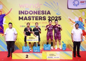 Indonesia Raih Gelar Juara Umum di Wondr by BNI Indonesia Masters 2025