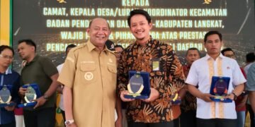 Pertamina EP Pangkalan Susu Raih Penghargaan Wajib Pajak Teladan dari Bupati Langkat