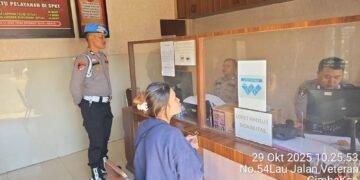 Pastikan Fungsi Pelayanan Sesuai SOP, Sipropam Polres Tanah Karo Lakukan Pengecekan Ruang Pelayanan