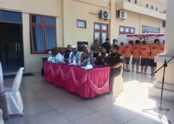 Ketua BSPPL Hadiri Pemusnahan Barang Bukti Narkoba di Polres Palas