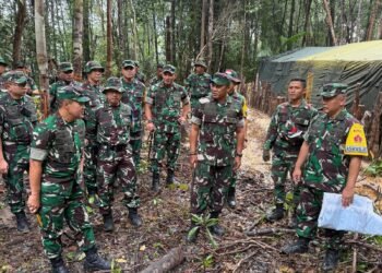Pangdam XIX/TT Tinjau Latihan Uji Siap Tempur Terintegrasi Yon Komposit 1/Gardapati di Natuna