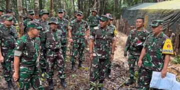 Pangdam XIX/TT Tinjau Latihan Uji Siap Tempur Terintegrasi Yon Komposit 1/Gardapati di Natuna