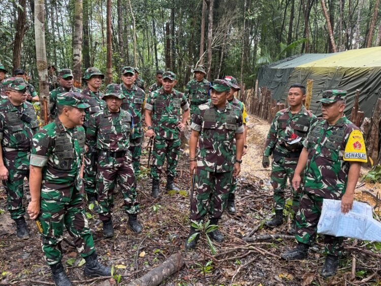 Pangdam XIX/TT Tinjau Latihan Uji Siap Tempur Terintegrasi Yon Komposit 1/Gardapati di Natuna