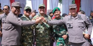 Pemkab Asahan Hadiri Upacara HUT Ke-80 TNI di Dua Lokasi
