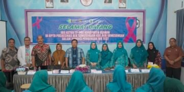 PKK Asahan Dorong Kesadaran Deteksi Dini Kanker Serviks Lewat Evaluasi Lomba IVA Test