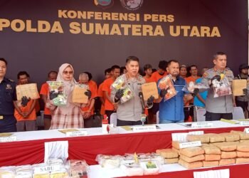 Polda Sumut Ungkap 862 Kasus Narkoba, 1.010 Tersangka Ditangkap Sepanjang 2025
