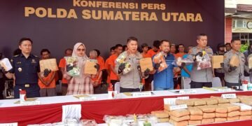 Polda Sumut Ungkap 862 Kasus Narkoba, 1.010 Tersangka Ditangkap Sepanjang 2025