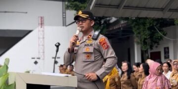 Kapolsek Sunggal Ajak Siswa SMK Negeri 9 Medan Disiplin dan Jauhi Narkoba