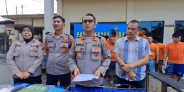Polsek Sunggal Ungkap 18 Kasus Kriminal Selama Oktober 2025