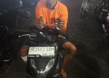 Pelaku Curanmor di Berastagi Ditangkap di Medan, Dilumpuhkan Saat Melawan Petugas