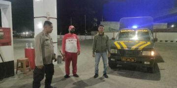 Polsek Barumun Tengah Giat Patroli Blue Light Dan Patroli Dialogis, Libatkan Warga Jaga Kamtibmas