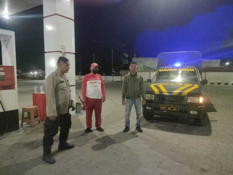 Polsek Barumun Tengah Giat Patroli Blue Light Dan Patroli Dialogis, Libatkan Warga Jaga Kamtibmas