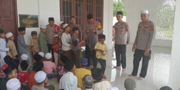 Polres Padang Lawas Gelar Jumat Curhat dan Berbagi Kebaikan di Jumat Berkah