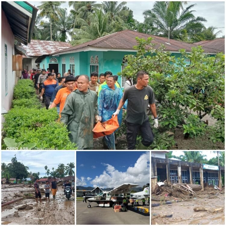 Bencana Hidrometeorologi Aceh, Sumut dan Sumbar, Korban Meninggal Jadi 303 Orang