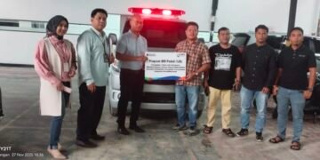 Wujud CSR, BRI Panyabungan Beri Bantuan Ambulans kepada Yayasan Mentari Muda