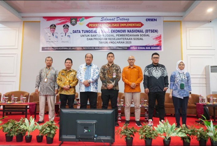 Bupati Asahan Buka Sosialisasi Implementasi DTSEN untuk Perkuat Basis Data Kesejahteraan Sosial