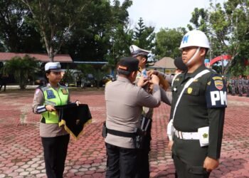 Polres Langkat Gelar Apel Operasi Zebra Toba 2025, 1.528 Personel Dikerahkan