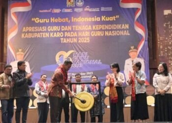 Pemkab Karo Apresiasi Guru dan Tenaga Kependidikan: Tegaskan Peran Guru Hebat untuk Indonesia Kuat