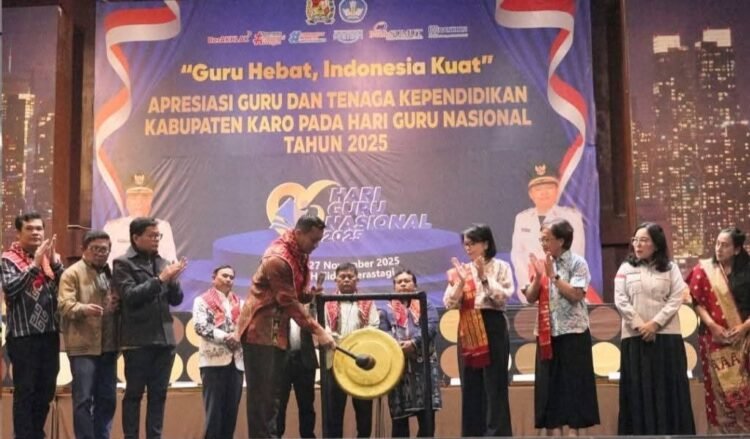 Pemkab Karo Apresiasi Guru dan Tenaga Kependidikan: Tegaskan Peran Guru Hebat untuk Indonesia Kuat