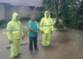 Polsek Kutalimbaru Lakukan Patroli dan Pengecekan Lokasi Bencana Akibat Cuaca Ekstrem