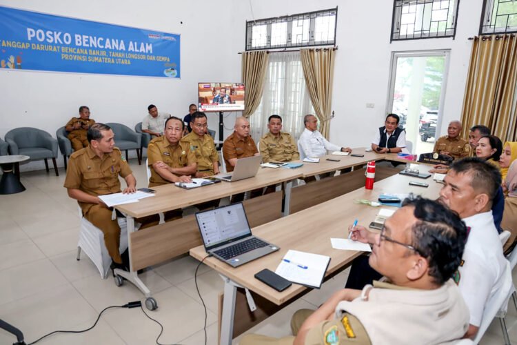 Wagub Sumut Pastikan Stok Beras Bulog Cukup untuk Korban Bencana Alam