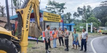 Kapolsek Pancur Batu Tinjau Kesiapan Pos Pelayanan dan Pengamanan di Sibolangit