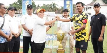 Semi Open Tournament Sepakbola Bupati Cup-IV Tahun 2025 Resmi Dibuka, Junjung Tinggi Sportivitas