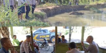 Polsek Barumun Patroli Daerah Rawan Banjir dan Cek Debit Air di wilayah Hukumnya