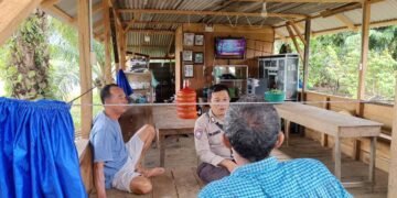 Antisipasi Dini Bencana, Polsek Barumun Gelar Patroli Wilayah Rawan