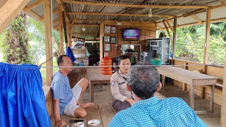 Antisipasi Dini Bencana, Polsek Barumun Gelar Patroli Wilayah Rawan