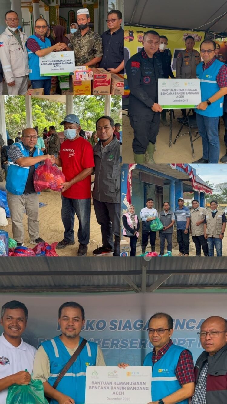 PLN Indonesia Power dan PLN Indonesia Power Service Tinjau Kondisi Warga Aceh Tamiang