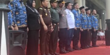 Wakapolres Palas Hadiri Upacara Hari Kesadaran Nasional