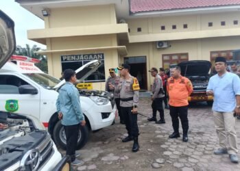 Pastikan Kesiapan Pengamanan Nataru, Kapolres Padang Lawas Pimpin Apel Gelar Pasukan Operasi Lilin Toba 2025