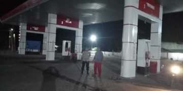 PATROLI BLUE LIGHT” Ciptakan situasi tetap kondusif di Wilkum Polsek Barumun Tengah