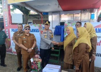 Pastikan Operasi Lilin Toba Berjalan Optimal, Kapolres Padang Lawas Cek Pospam II Sosa