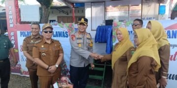 Pastikan Operasi Lilin Toba Berjalan Optimal, Kapolres Padang Lawas Cek Pospam II Sosa