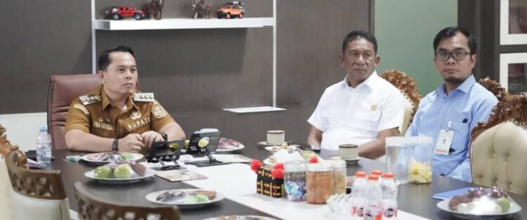 Secara Daring, Bupati Padang Lawas Ikuti RUPS Luar Biasa PT BANK SUMUT