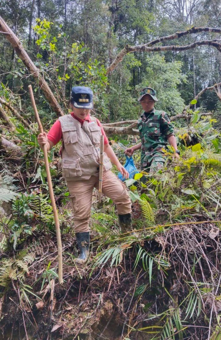 Tim Pemerintah Pakpak Bharat Dan Batalion 906 Berhasil Mencapai Sibongkaras yang Terdampak Bencana