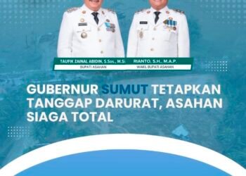 Pasca Ditetapkan Status Tanggap Darurat, Pemkab Asahan Perkuat Kesiapsiagaan