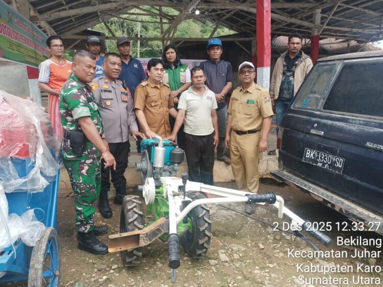 Polsek Juhar Bersama Forkopimca Rembuk Stunting dan Penguatan Ketahanan Pangan di Desa Bekilang