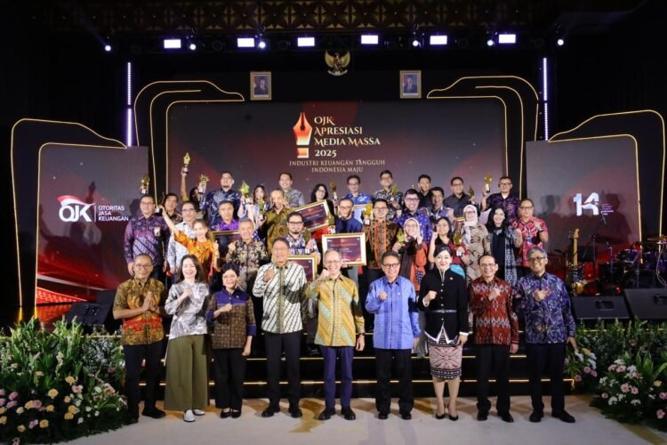 OJK Gelar Apresiasi Media Massa 2025, Puluhan Media Raih Penghargaan