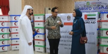Terima Bantuan Uni Emirat Arab, Rico Waas Apresiasi Solidaritas yang Diberikan untuk Korban Bencana