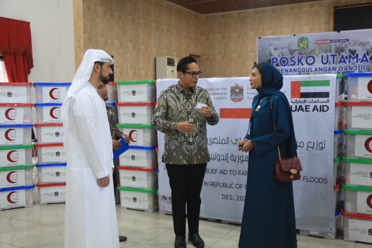 Terima Bantuan Uni Emirat Arab, Rico Waas Apresiasi Solidaritas yang Diberikan untuk Korban Bencana