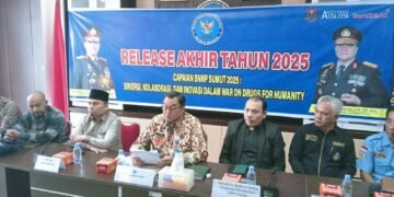 Sepanjang 2025, BNN Sumut Ungkap 67 Kasus Narkotika