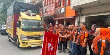 Aksi Kemanusiaan Pemuda Pancasila Sumut, Ijeck: Kita Harus Hadir di Saat Sulit