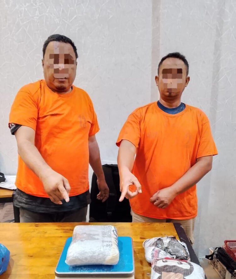 Polda Sumut Gagalkan Pengiriman 2,7 Kilogram Sabu ke Jakarta, Dua Kurir Ditangkap di Persawahan Deli Serdang