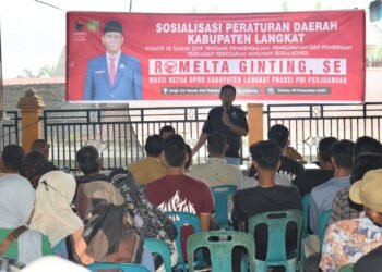 Wakil Ketua DPRD Langkat Romelta Ginting Gandeng Dokter Sosialisasikan Perda Minuman Beralkohol